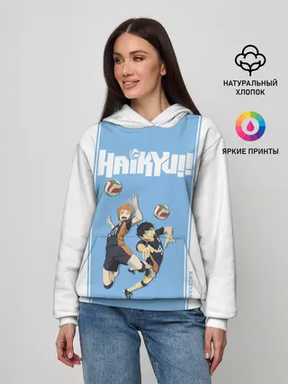 Женское худи / Хината и Кагеяма | Haikyuu!!