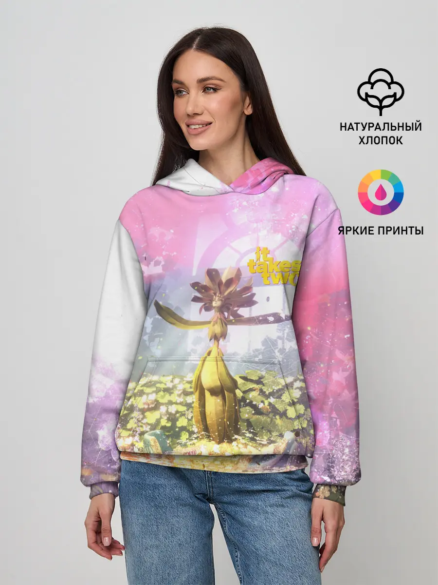 Женское худи / It takes two | Радость
