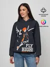 Женское худи / fly high! Шоё Хината Haikyuu!!