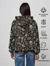 Женское худи / Scull_pattern_rock