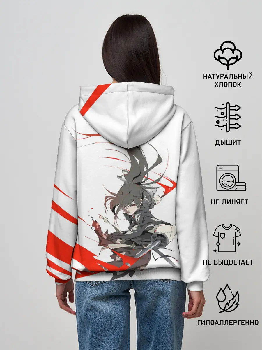 Женское худи / ХЯККИМАРУ И ДЕМОНЫ | ДОРОРО