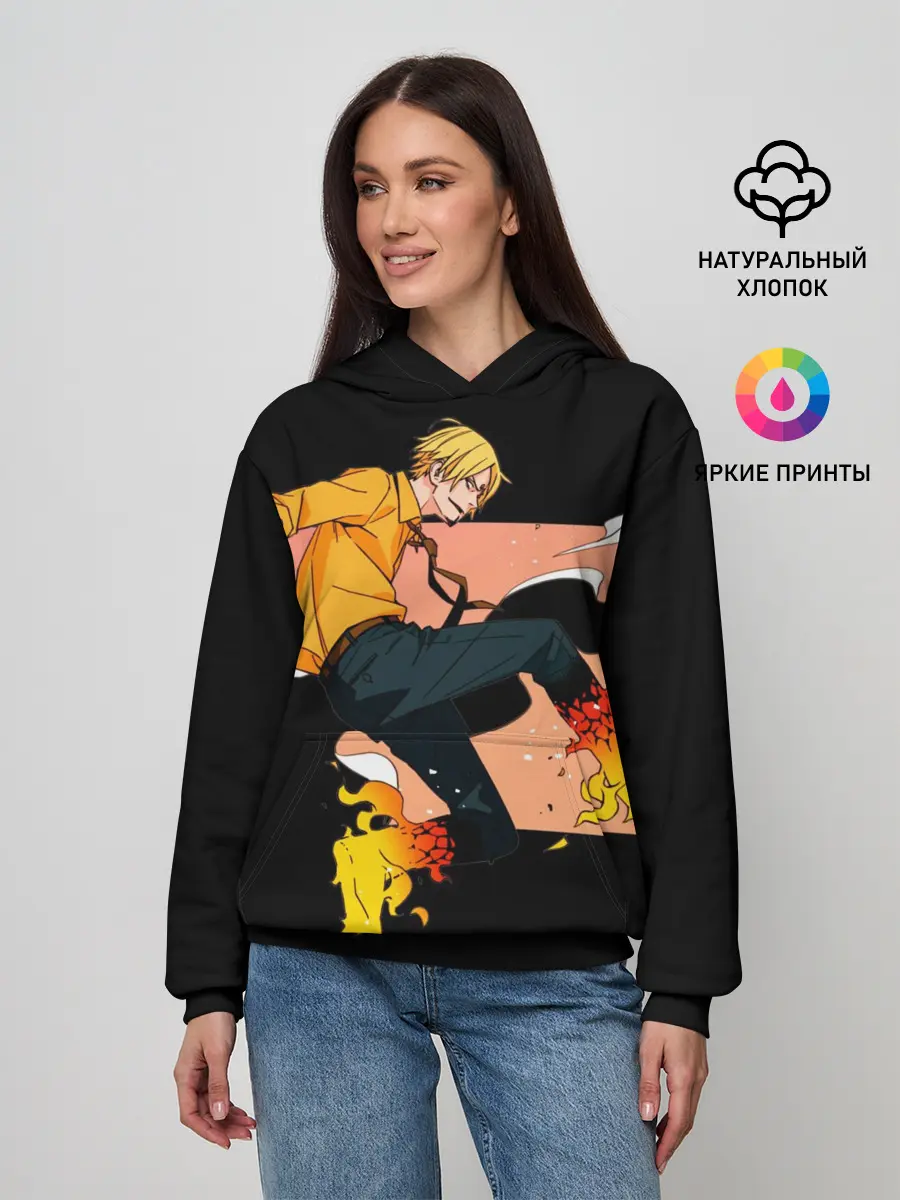 Женское худи / Винсмок Санджи из One Piece