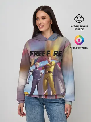 Женское худи / FREEFIRE | САЙТАМА