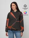 Женское худи / Лава 3D