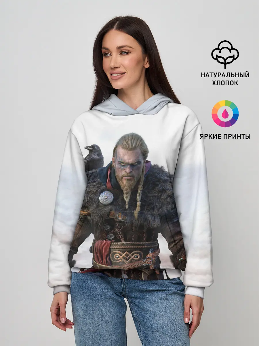 Женское худи / Викинг из Вальгаллы