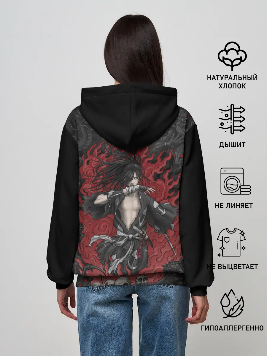 Женское худи / ХЯККИМАРУ В ОГНЕ | ДОРОРО