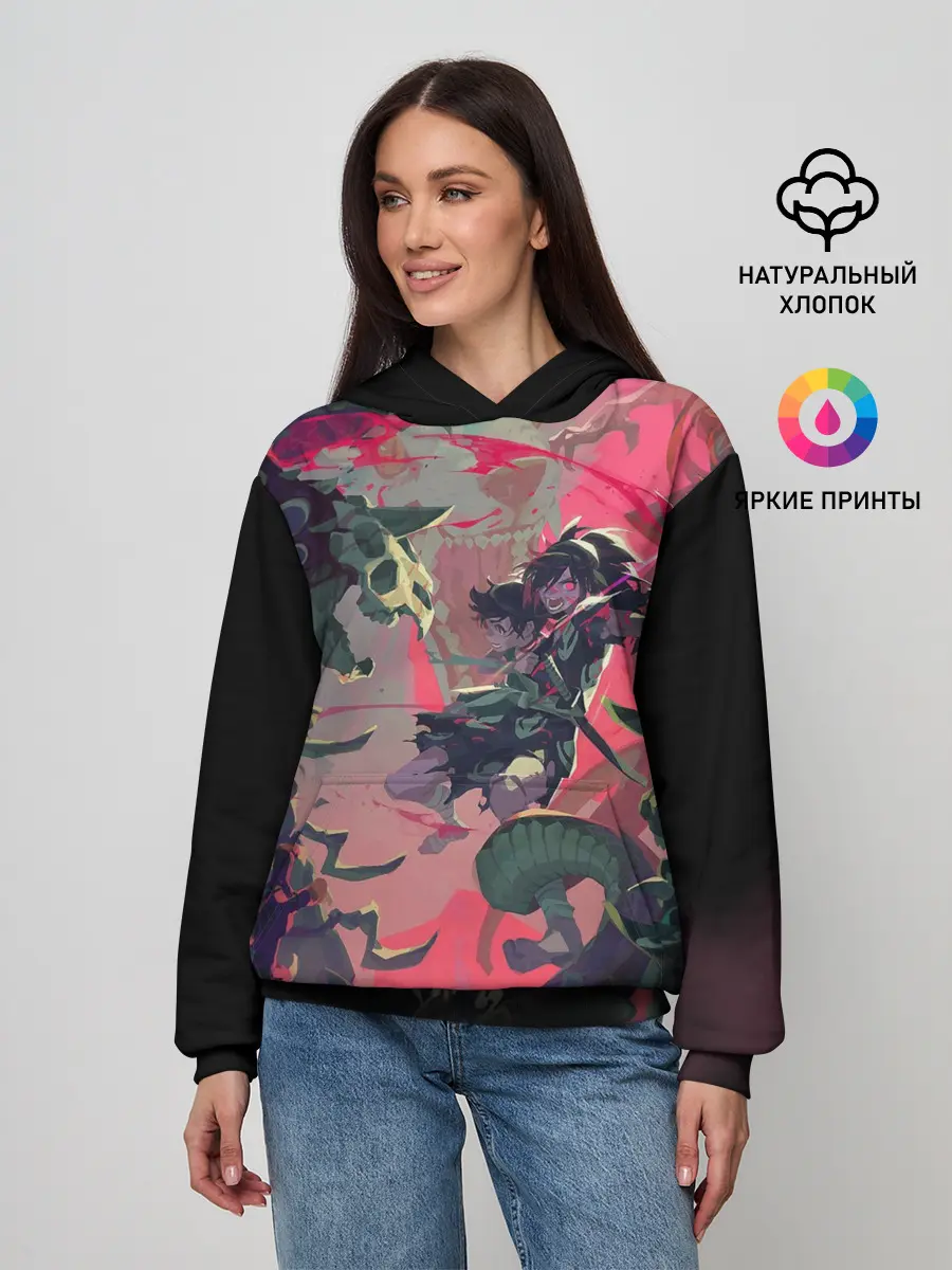 Женское худи / СРАЖЕНИЕ С ДЕМОНАМИ | ДОРОРО