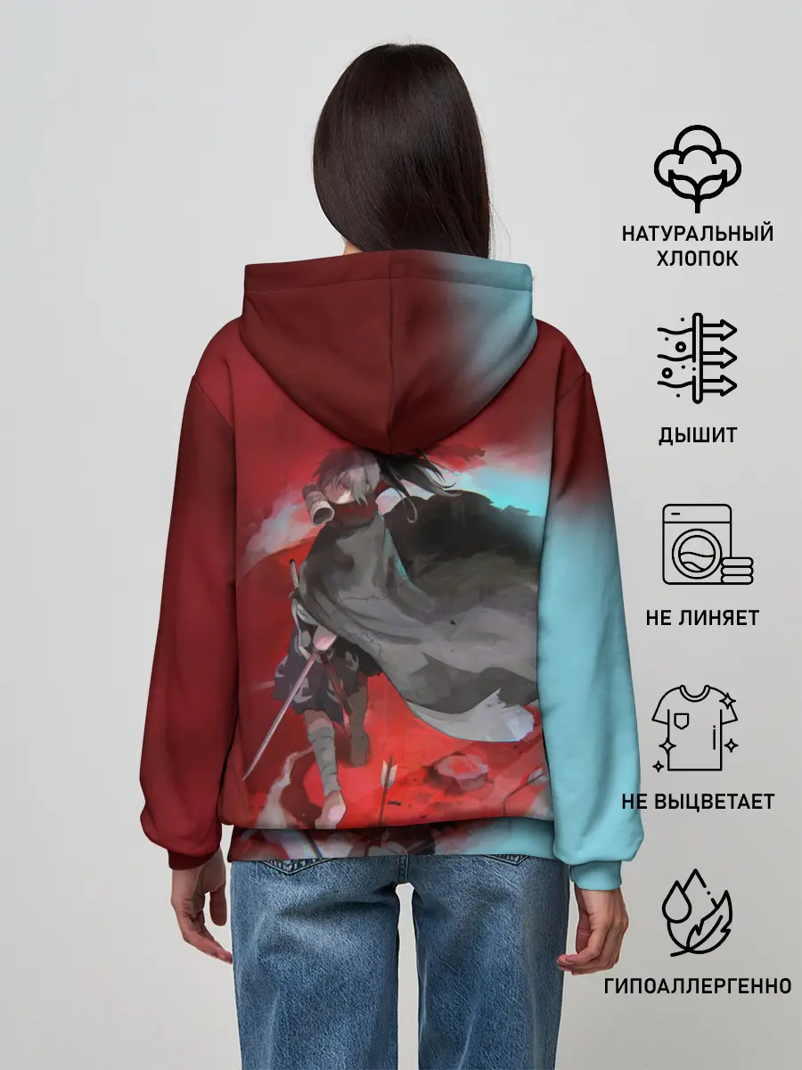 Женское худи / ХЯККИМАРУ | ДОРОРО | DORORO