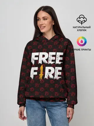 Женское худи / FREEFIRE | PATTERN GARENA