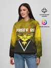 Женское худи / FREEFIRE | YELLOW SMOKE