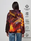 Женское худи / ОГНЕННЫЙ ГРАНЖ | FIRE GRUNGE