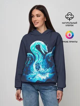 Женское худи / Kraken is here