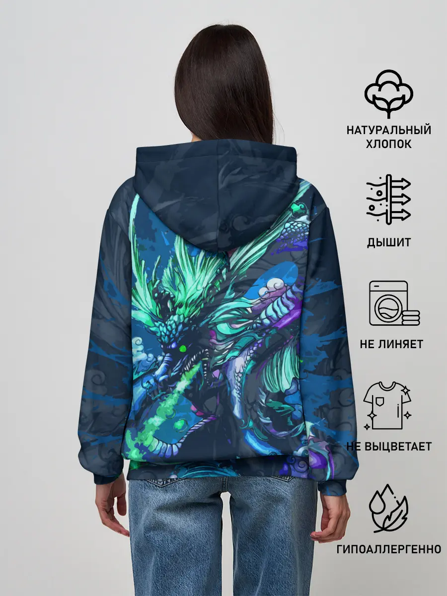 Женское худи / Fantasy - dragon