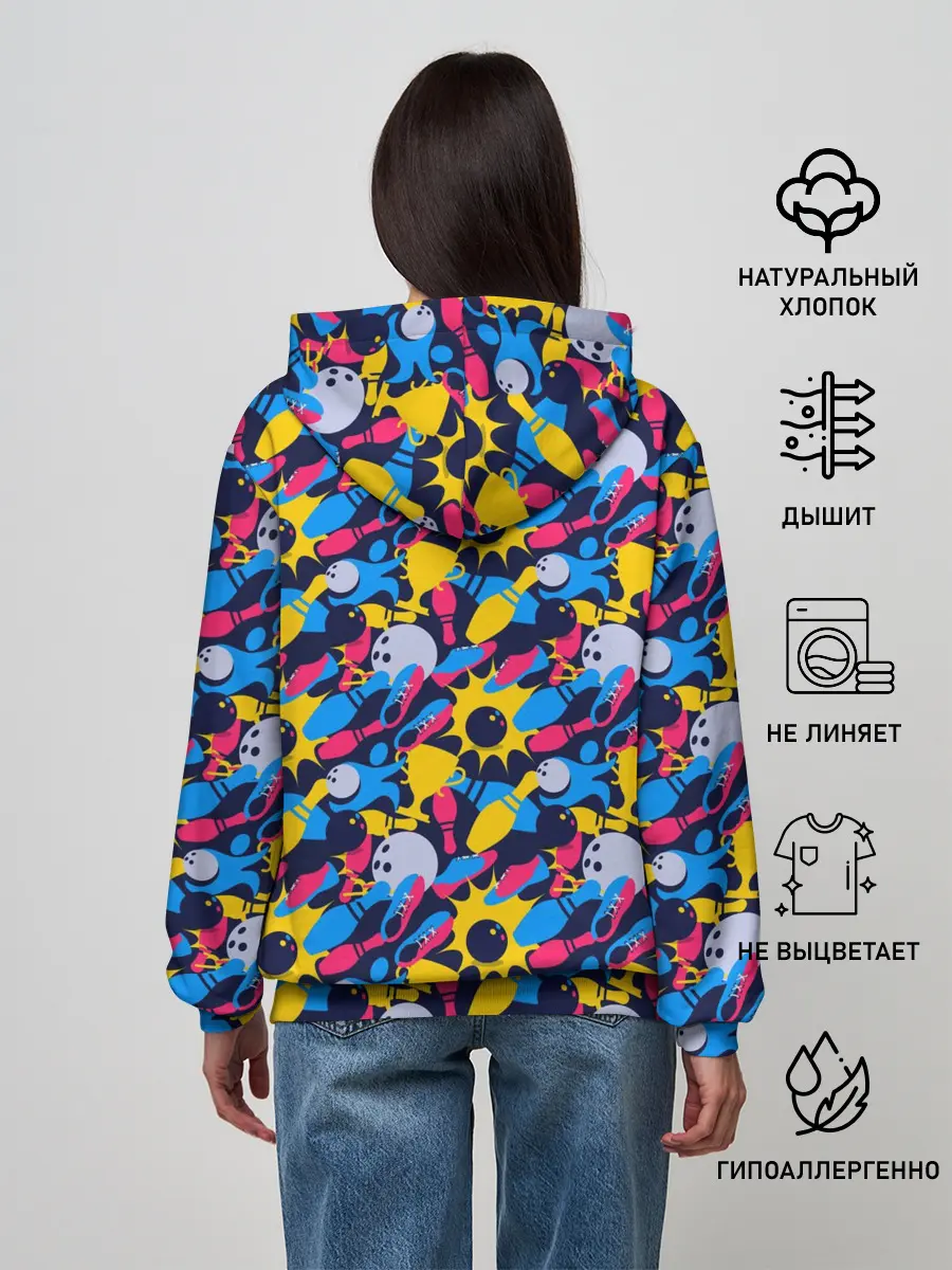 Женское худи / Боулинг