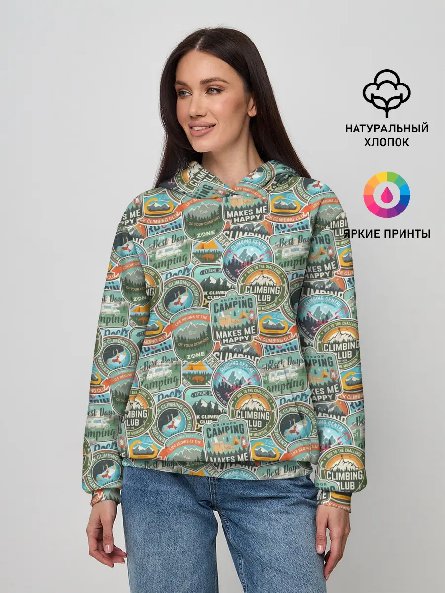 Женское худи / Альпинизм