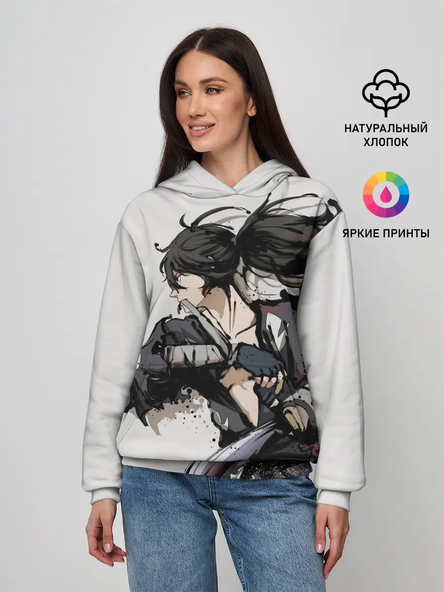 Женское худи / ЯРОСТЬ ХЯККИМАРУ | ДОРОРО