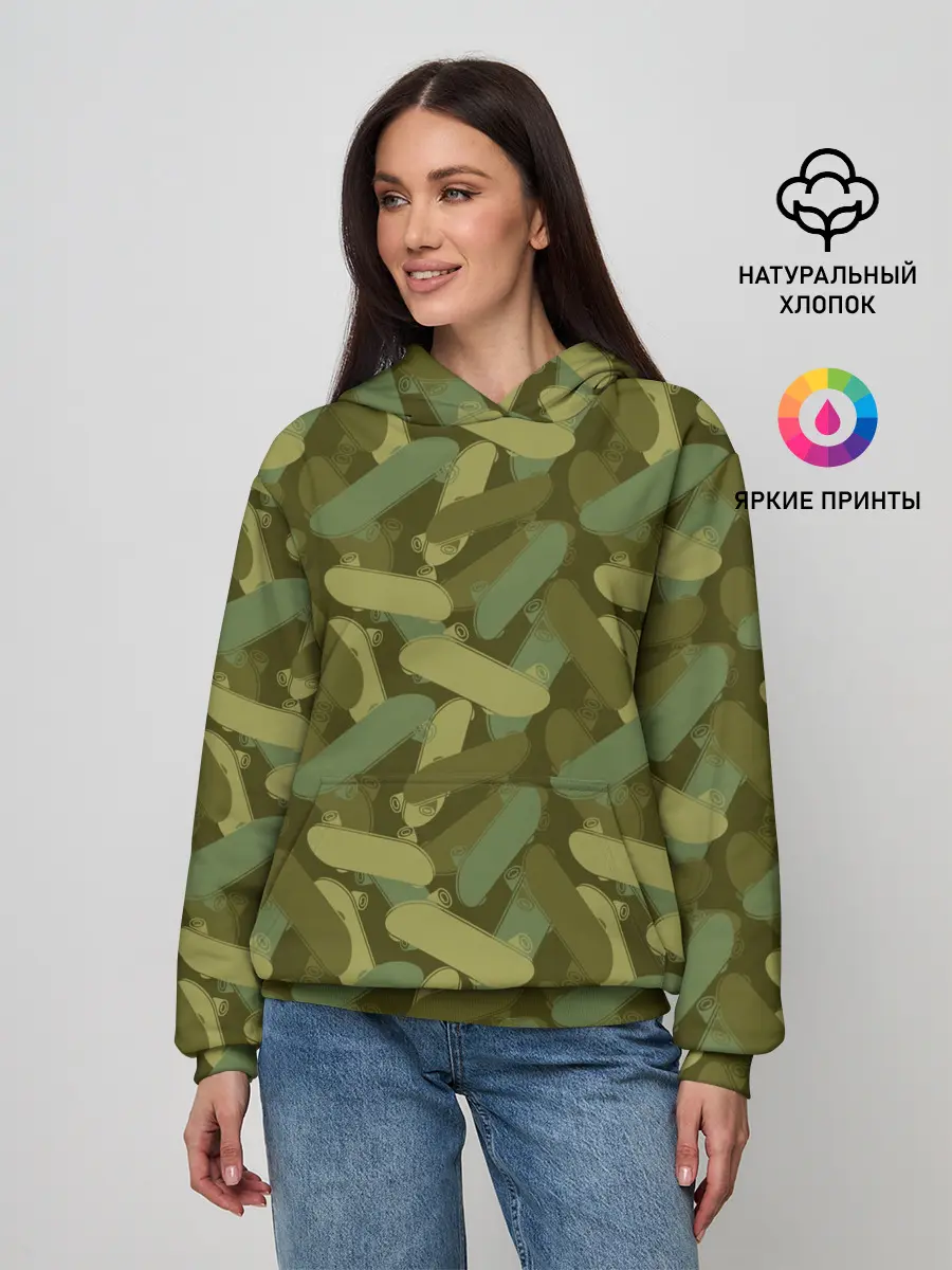 Женское худи / Скейтборды
