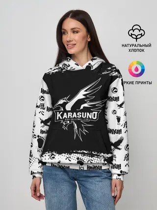 Женское худи / Старшая школа Карасуно