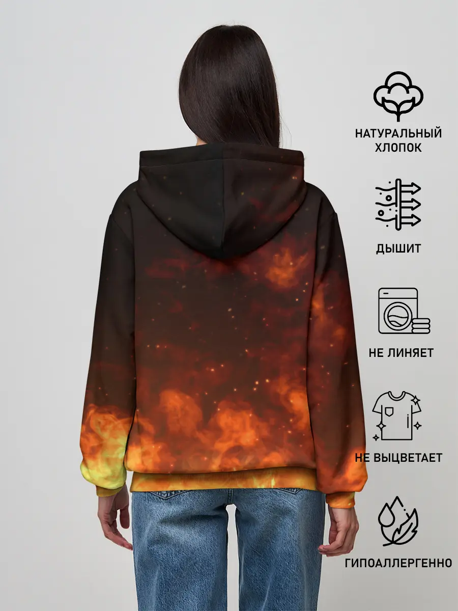 Женское худи / БОЛЬ ВРЕМЕННА | ТРИУМФ ВЕЧЕН