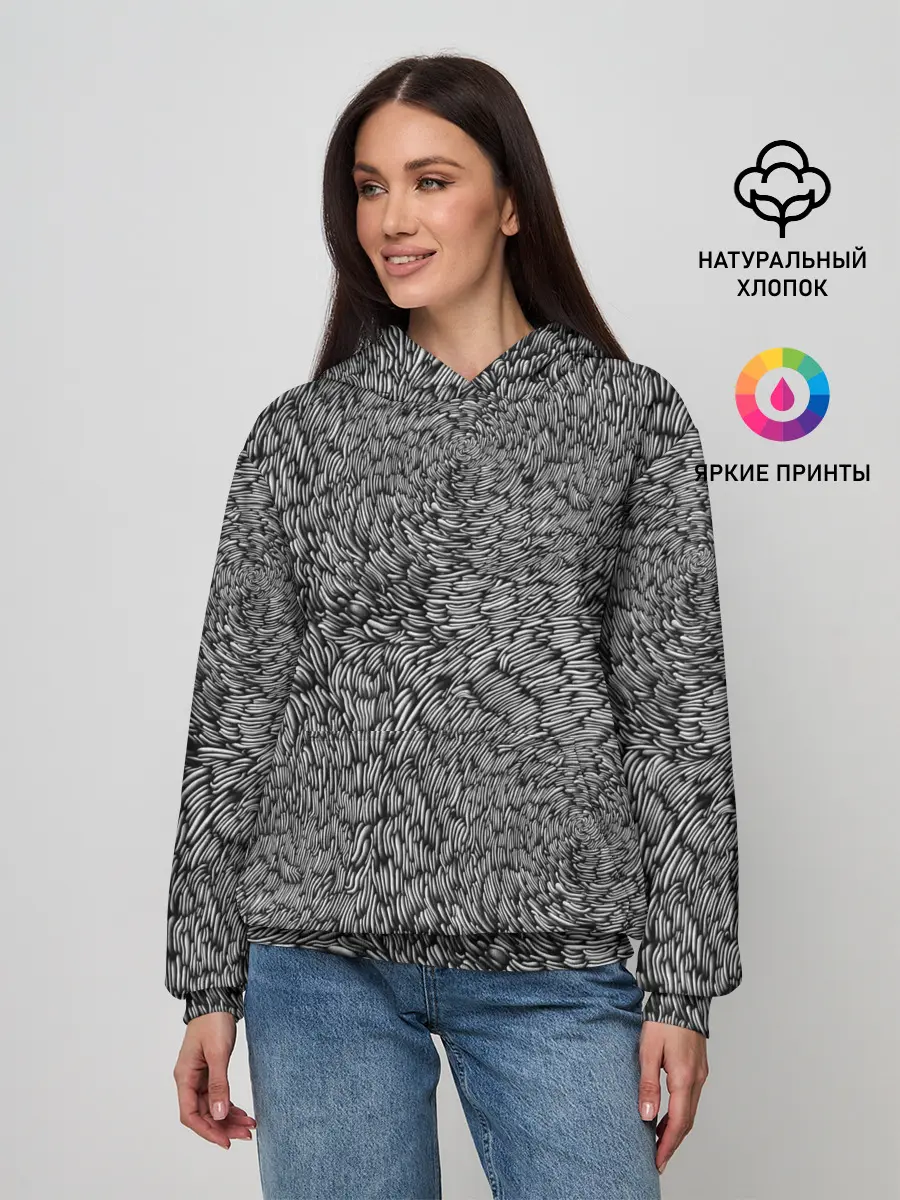 Женское худи / Черви