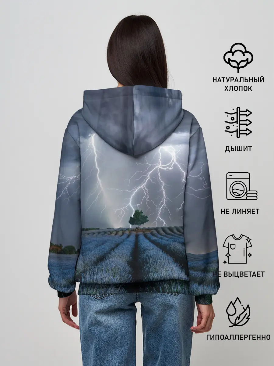 Женское худи / Молнии