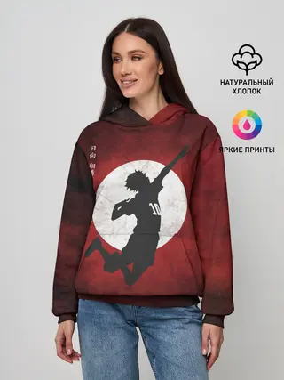 Женское худи / Шоё Хината прыжок | Haikyu!!