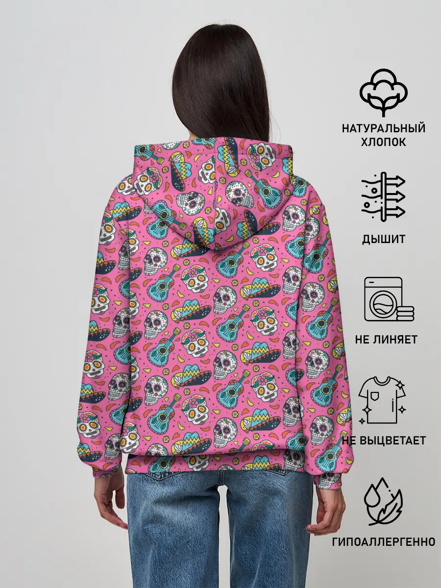 Женское худи / День мертвых