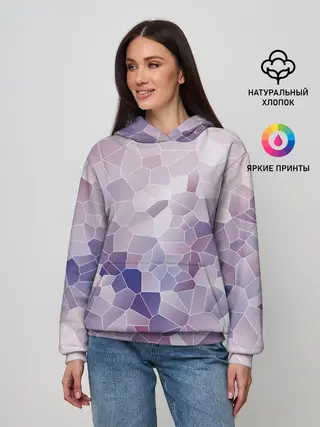 Женское худи / Узор Мозаика
