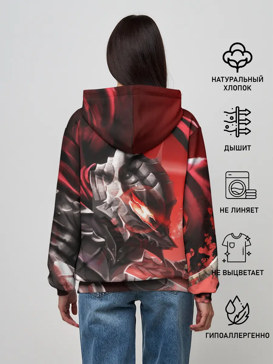 Женское худи / БЕРСЕРК с двух сторон