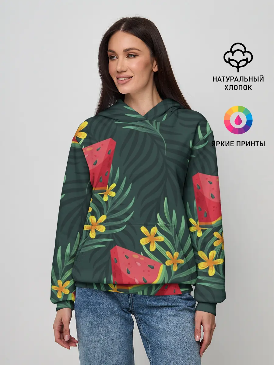 Женское худи / Арзуб и папоротник