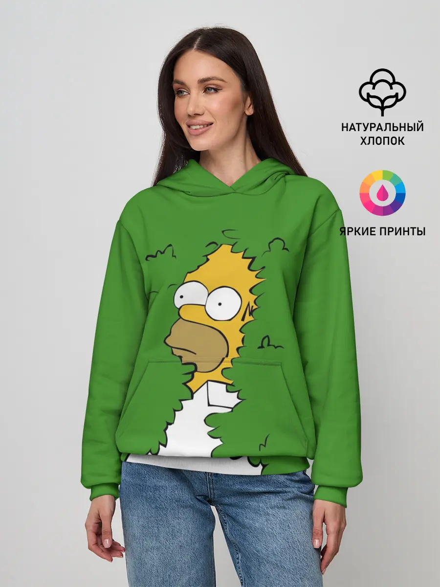 Женское худи / Мем с Гомером