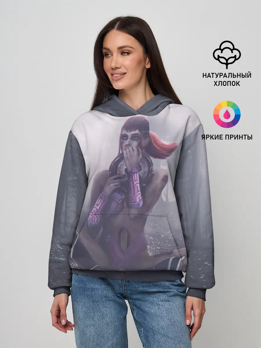 Женское худи / Wei. The first Aegis | Dota 2