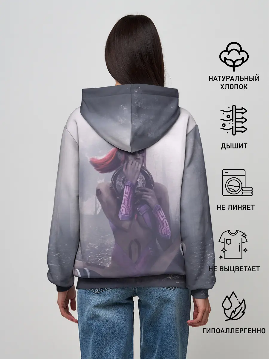 Женское худи / Wei. The first Aegis | Dota 2
