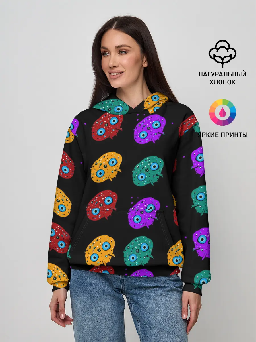 Женское худи / Нашествие инопланетян-ктулху