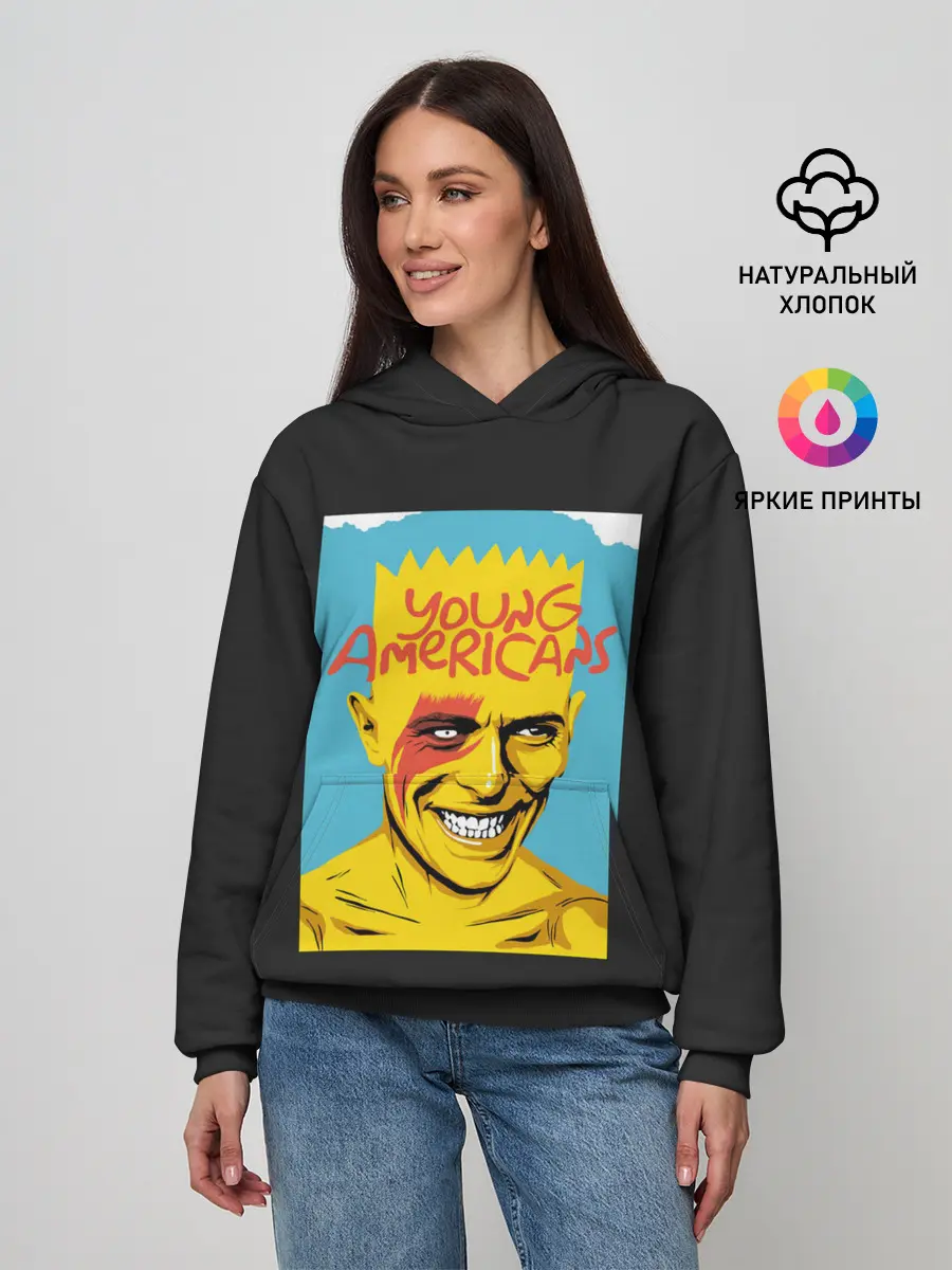 Женское худи / Bart x Bowie