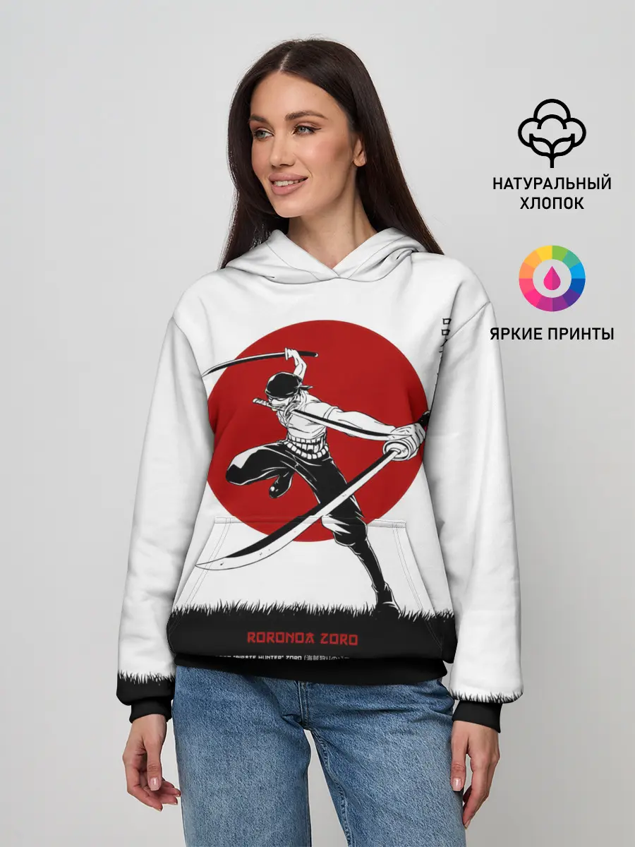 Женское худи / Ророноа Зоро One Piece