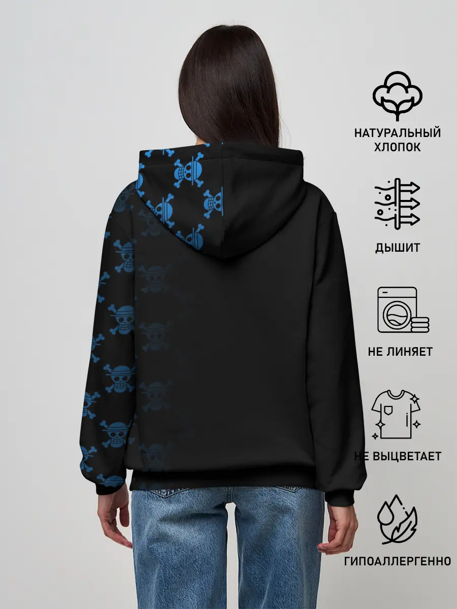 Женское худи / Манки Д. Луффи One Piece