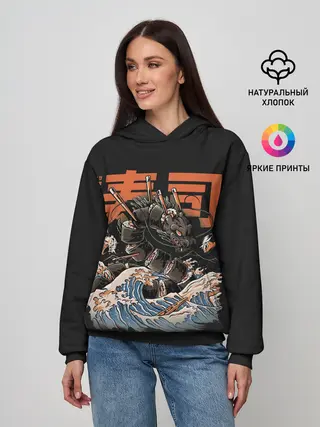 Женское худи / Sushi Dragon