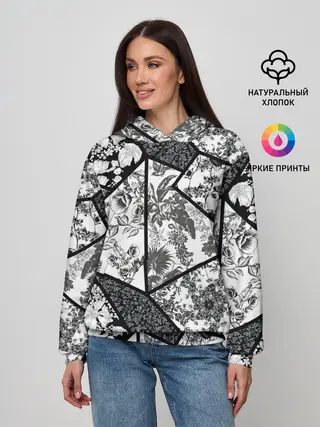 Женское худи / Цветочный Кинцуги / Kintsugi