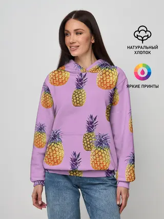 Женское худи / Ананасы