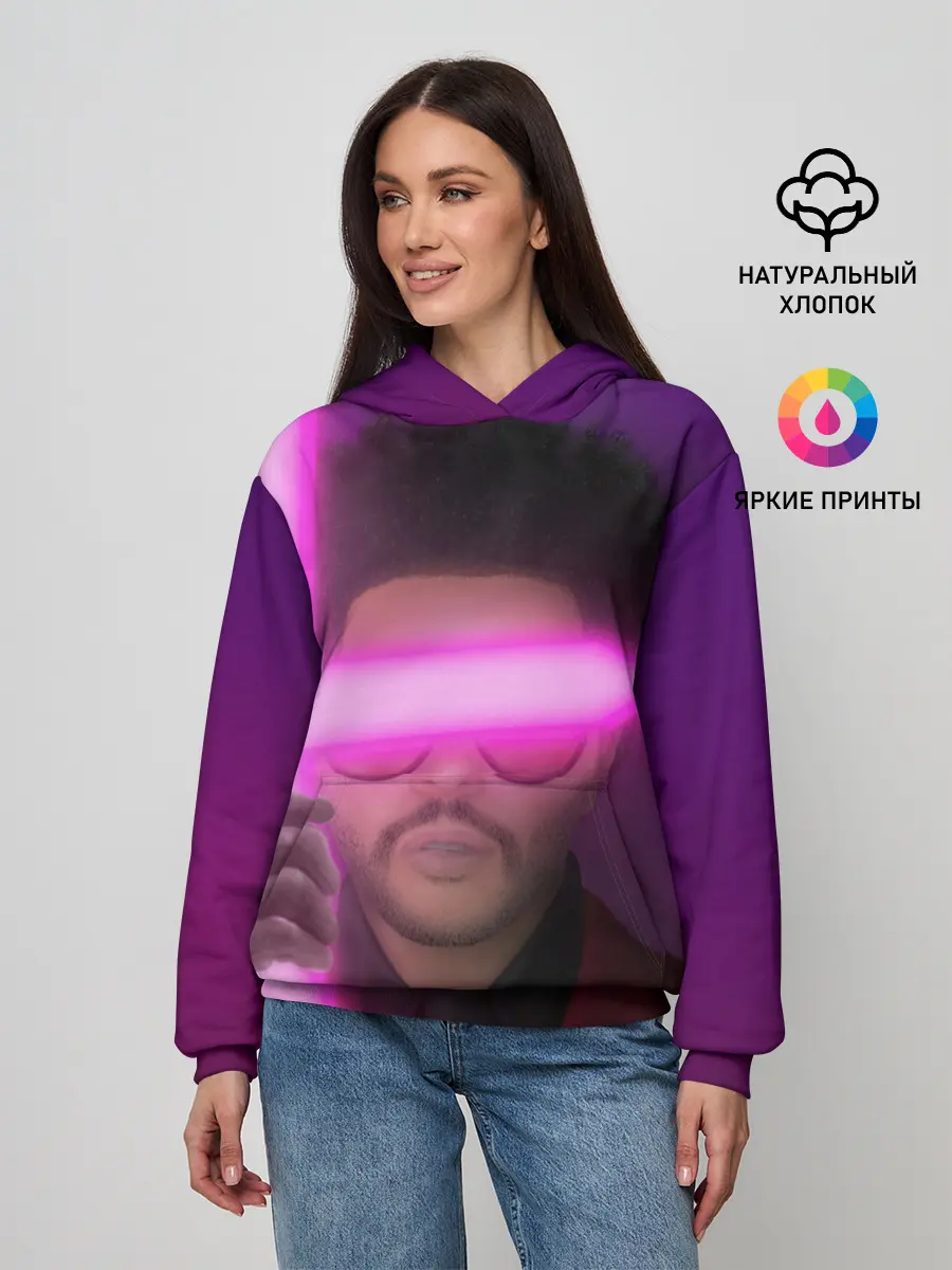 Женское худи / The Weeknd - Blinding Lights