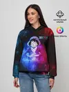 Женское худи / Космический Луффи One Piece