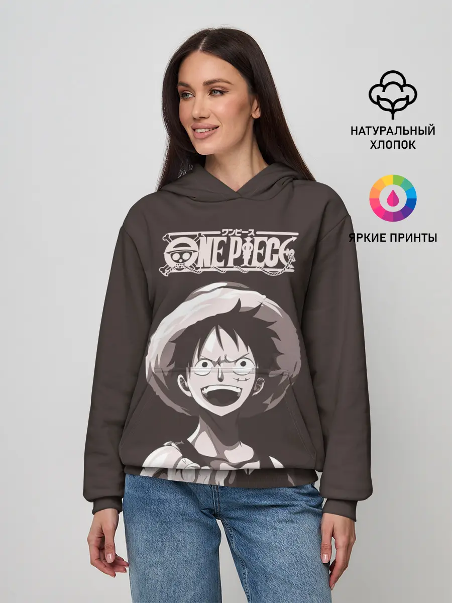 Женское худи / One Piece | Манки Д. Луффи