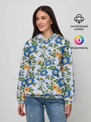 Женское худи / Цветочки