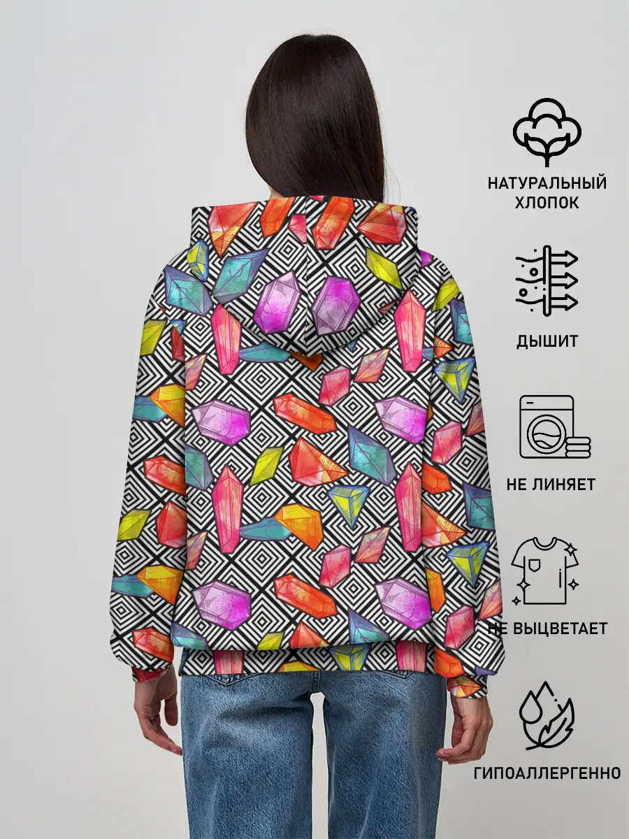 Женское худи / Кристаллы