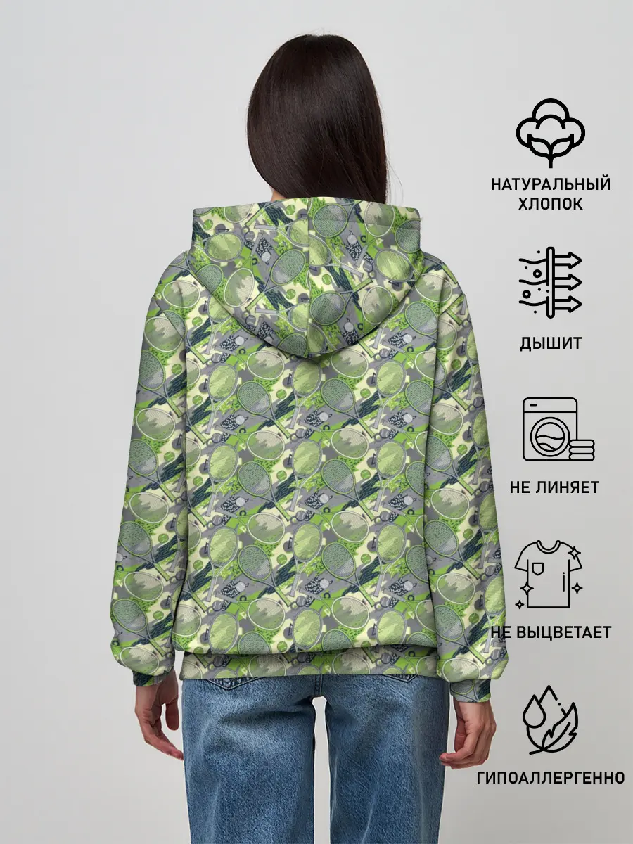 Женское худи / Большой Теннис