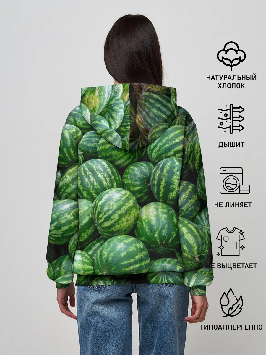 Женское худи / Арбузы