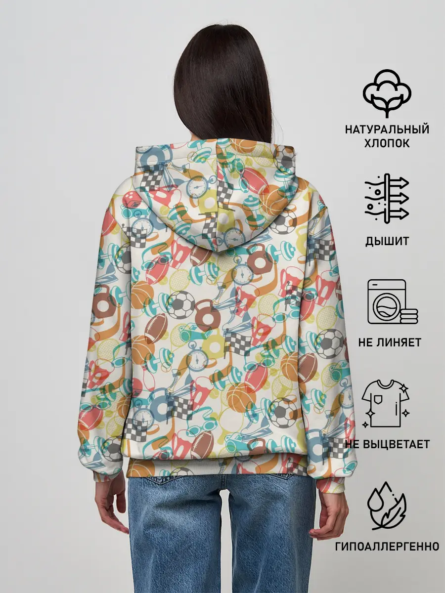 Женское худи / Разный Спорт