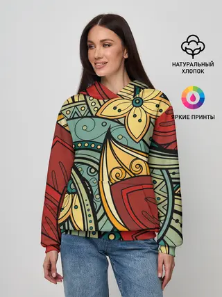 Женское худи / ЯрКие ЦветЫ