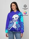 Женское худи / UNDERTALE SANS BLUE